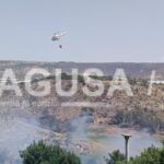 incendio valle ippari, 8 luglio