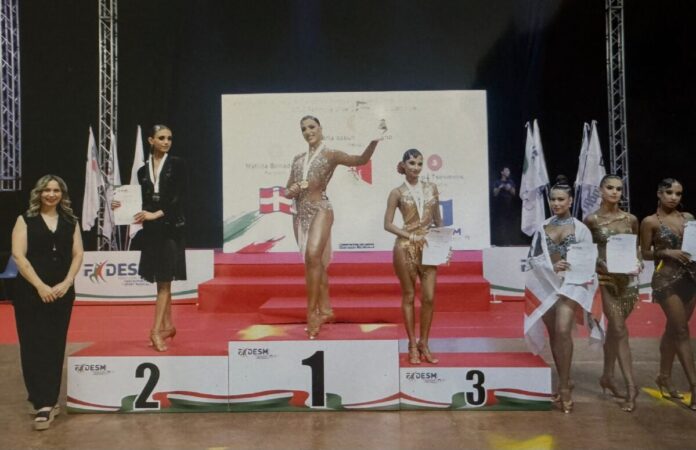 Maria Assunta Tummino sul podio