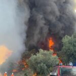 modica, incendio