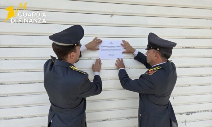 Guardia di Finanza, Sequestro