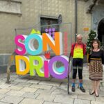 Leonardo Cavazzi con l’assessore alla Cultura di Sondrio, Marcella Fratta