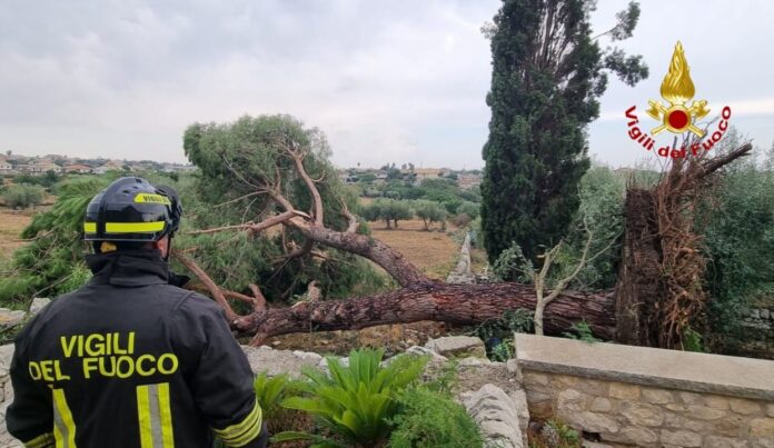 Maltempo, Vigili del Fuoco, Modica