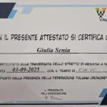 Giulia Senia, attestato