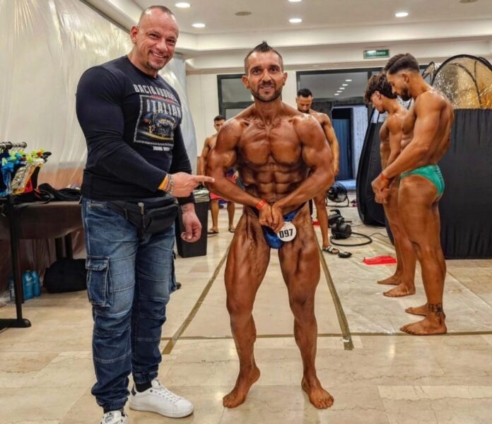 Daniele Spadola con il coach Savasta