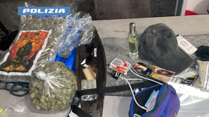 NASCONDE COCAINA E MARIJUANA NEL FRIGO DI CASA