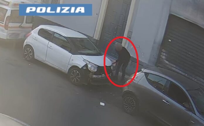RUBA I FARI DA UN AUTO IN SOSTA. 58ENNE DENUNCIATO DALLA POLIZIA DI STATO - 3