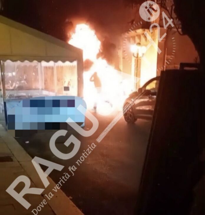 Incendio Minicar, Acate