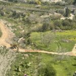 Scicli, collettore acque bianche vista dall’alto