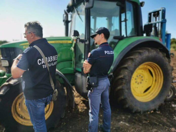 controlli caporalato, Polizia e Carabinieri