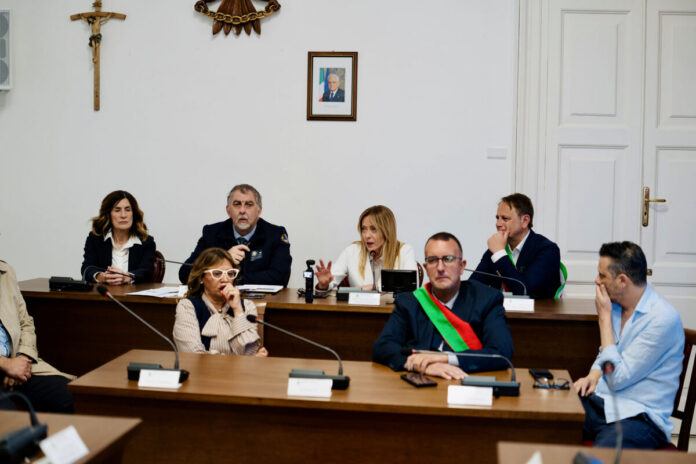 Meloni a Niscemi maggio