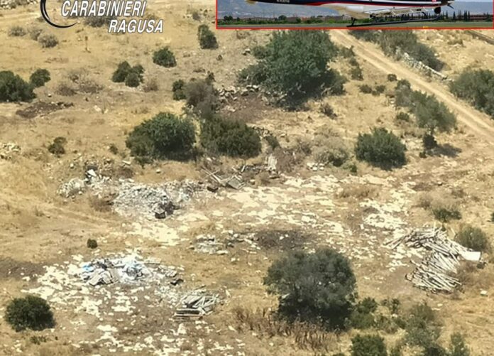 DISCARICA DONNALUCATA con fiamma