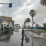 Polizia, Palma in fiamme