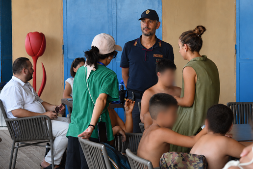 2026.07.22 - La Polizia di Stato accoglie i ragazzi del CSR