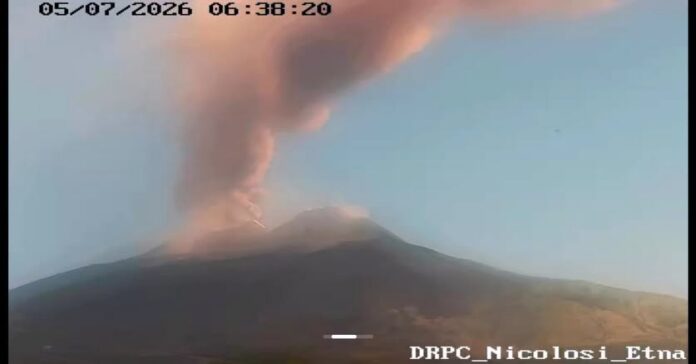 Etna, 5 luglio 2026