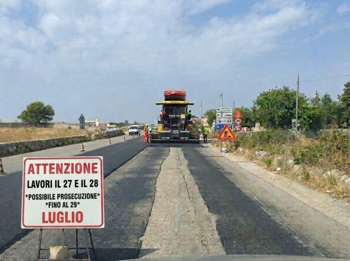Lavori scarificazione Ragusa mare