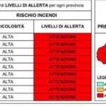 Rischio incendi, 21 luglio 26