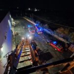 S. Croce, incendio dall’alto