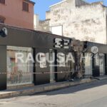 Vittoria, incendio negozio