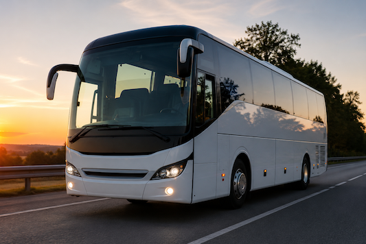 bus, immagine generata con I.A.