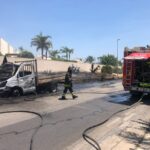 furgone, incendio