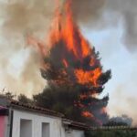 incendio vicino a Gerico
