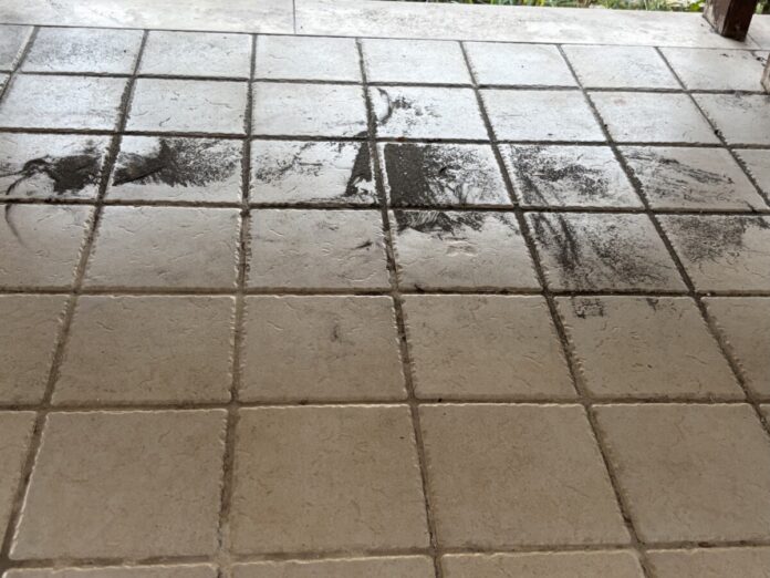 Cenere Etna a Vittoria