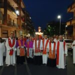 I sacerdoti e la processione di ieri sera 2026