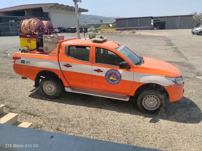 Nuovo pick up Protezione Civile Comiso