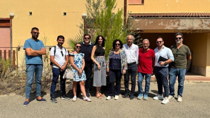 consegna lavori ripristino villette ex base nato