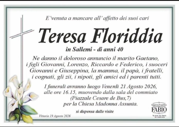 funerali Floriddia