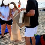 sacchetti in spiaggia