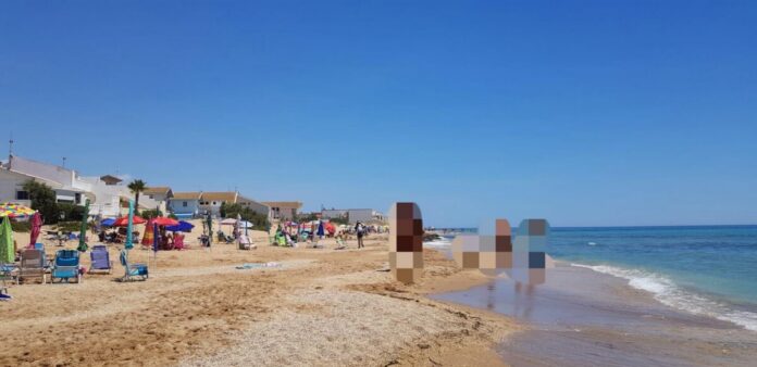 spiaggia Casuzze, breccia