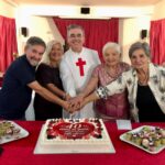 Fra Carlo Mangione con le sorelle e il fratello
