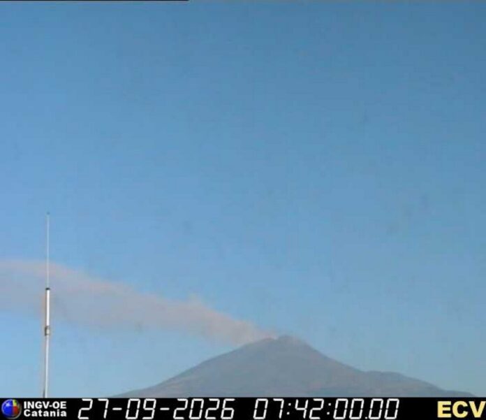Etna 27 settembre 2026