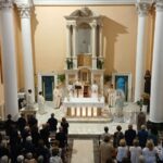 La celebrazione presieduta da padre Iudica