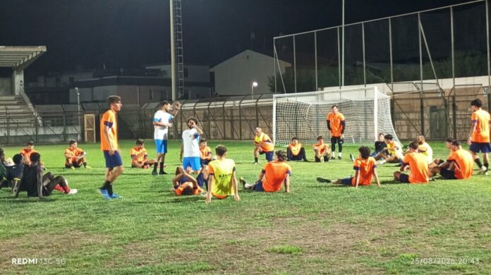 allenamento del Comiso calcio 2026