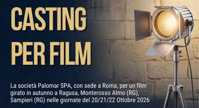 casting, locandina