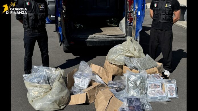 GdF, droga, Catania