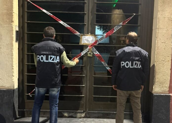 Pub sequestrato, Catania