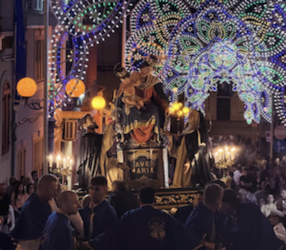Madonna del Rosario la processione 2026