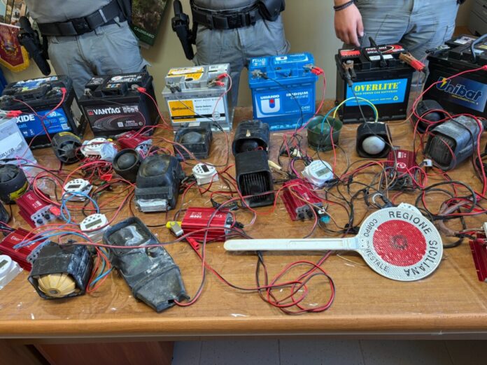 Operazione Coturnix4 del Corpo forestale della Regione Siciliana_richiami illegali