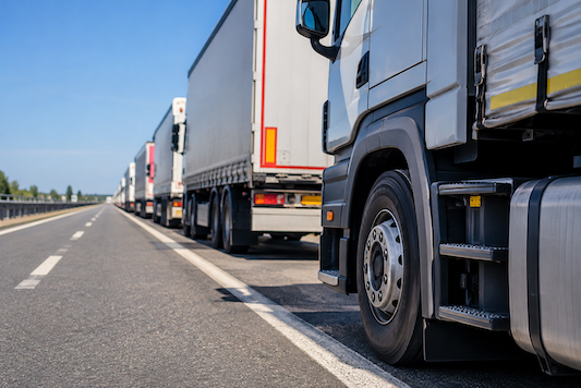 coda di camion, protesta I.A.