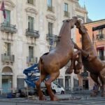 figting horses, Catania