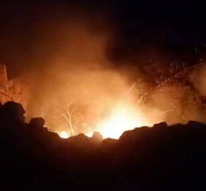 incendio villa comunale