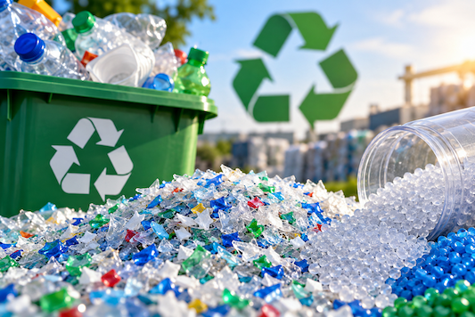riciclo plastica, IA